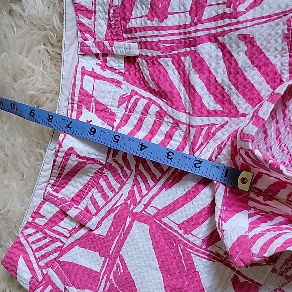 Lilly Pulitzer The Walsh Short in Capri Pink Yacht Sea - Picture 10 of 11